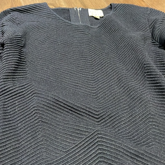 Torn by Ronny Kobo black short dress sz L - Picture 3 of 4